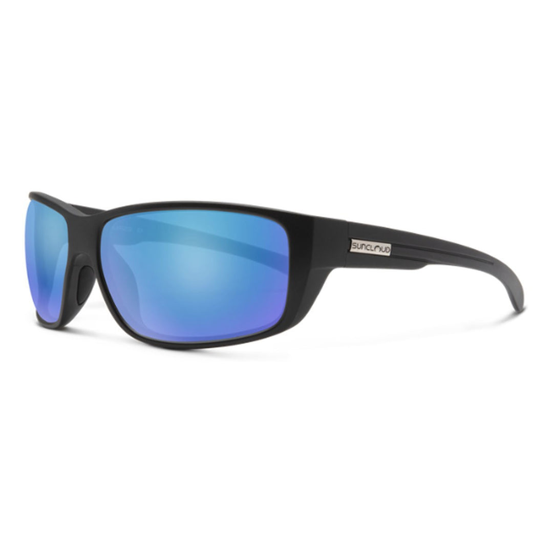 Suncloud Milestone- Matte Black/Polar Blue Mirror
