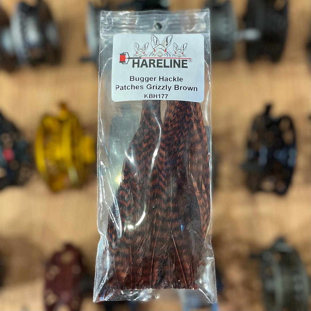Hareline Bugger Hackle Patches