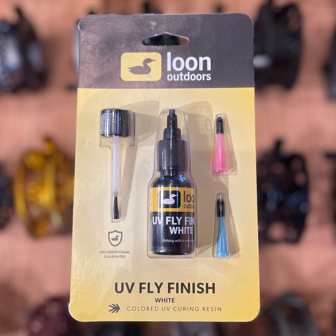 Loon UV Fly Finish - White