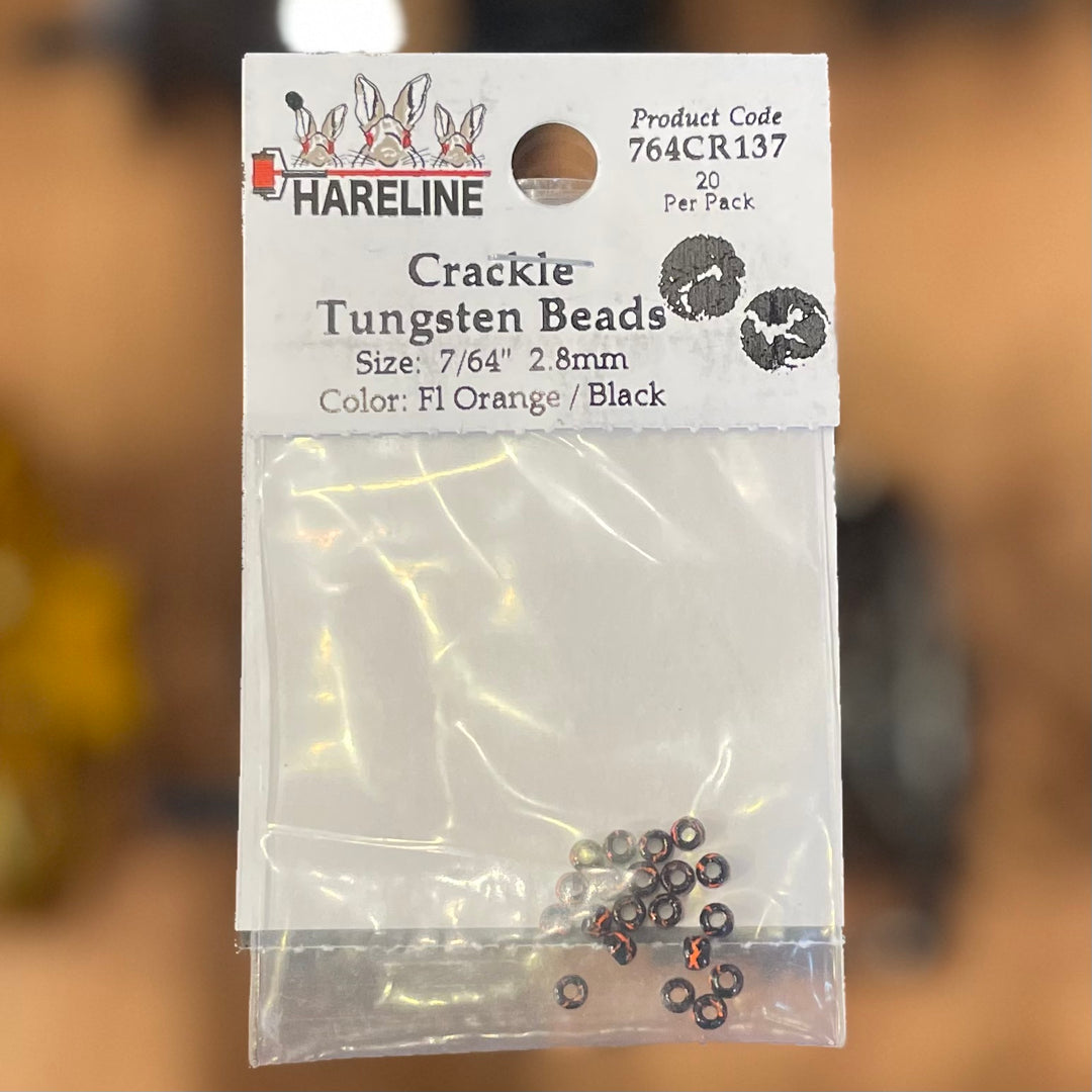 Hareline Crackle Tungsten Beads