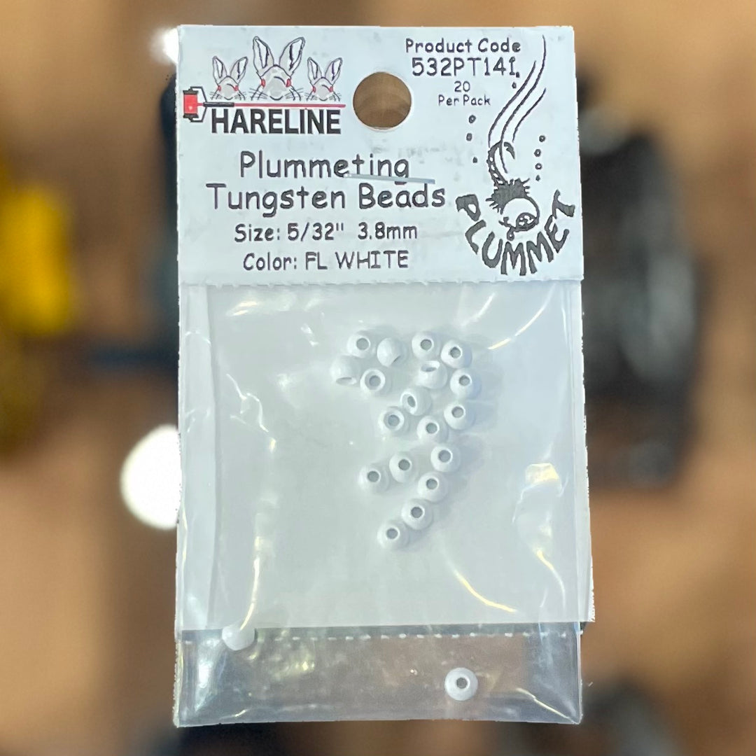 Hareline Plummeting Tungsten Bead 5/32" 3.8mm