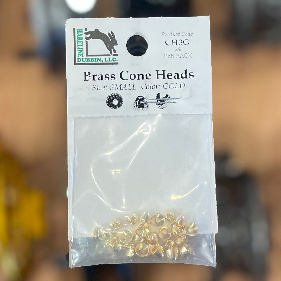 Hareline Brass Cone Head - Small
