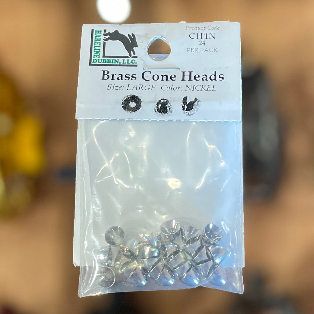 Hareline Brass Cone Heads - Large