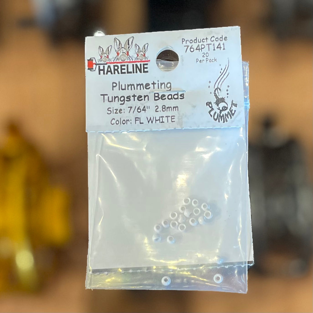Hareline Plummeting Tungsten Beads 7/64" 2.8mm