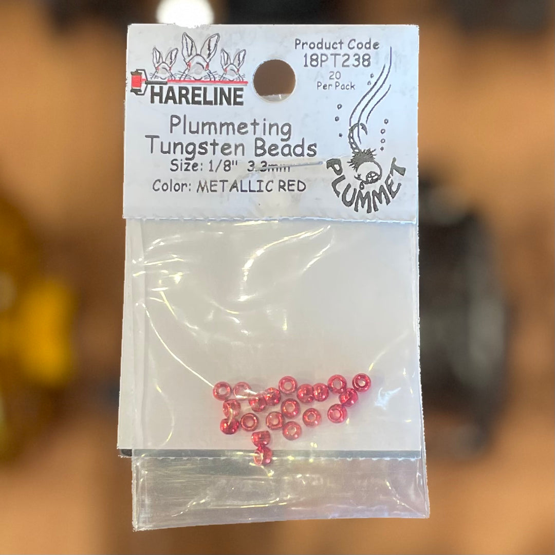 Hareline Plummeting Tungsten Bead 1/8" 3.3mm