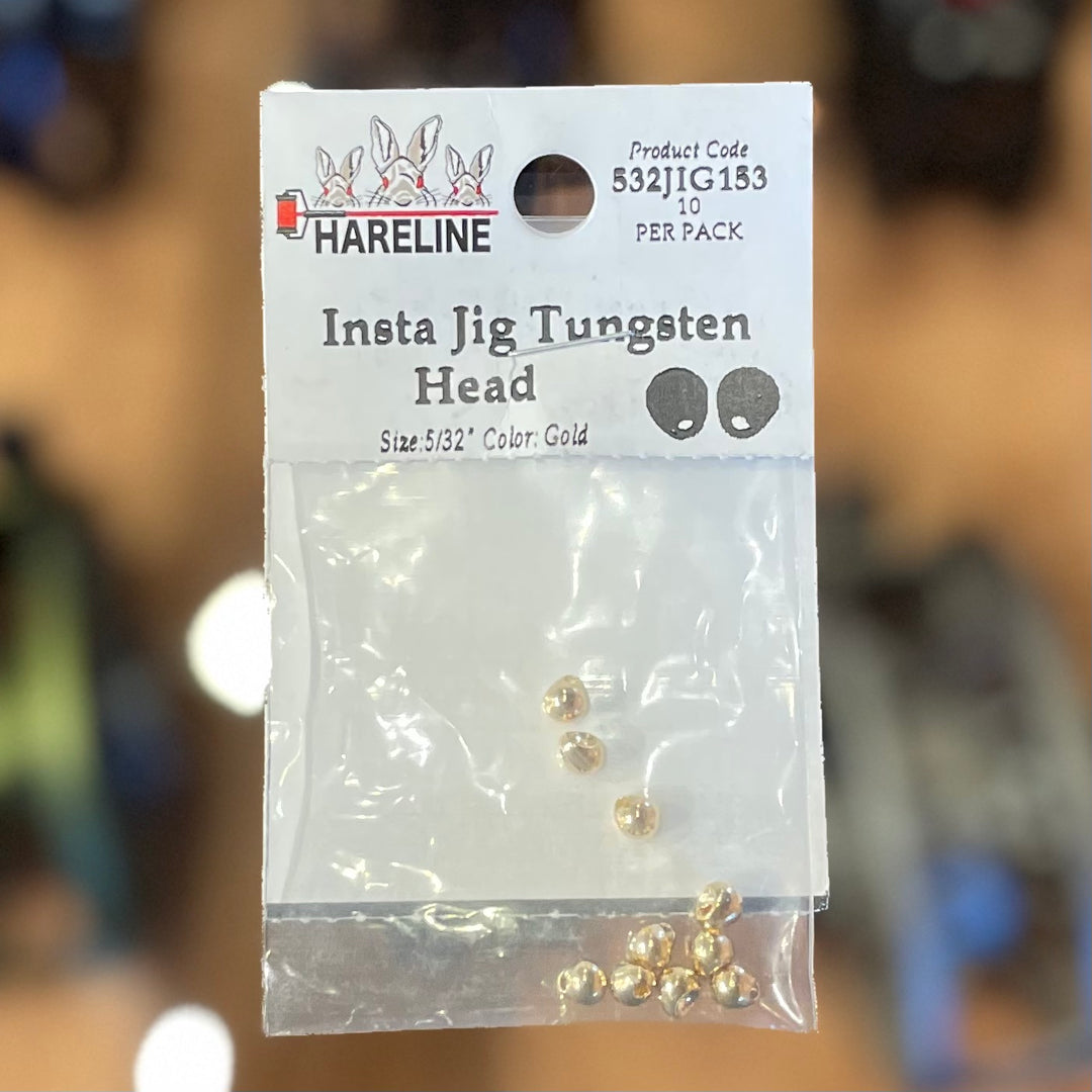 Hareline 5/32" 3.8mm Insta Jig Tungsten Head