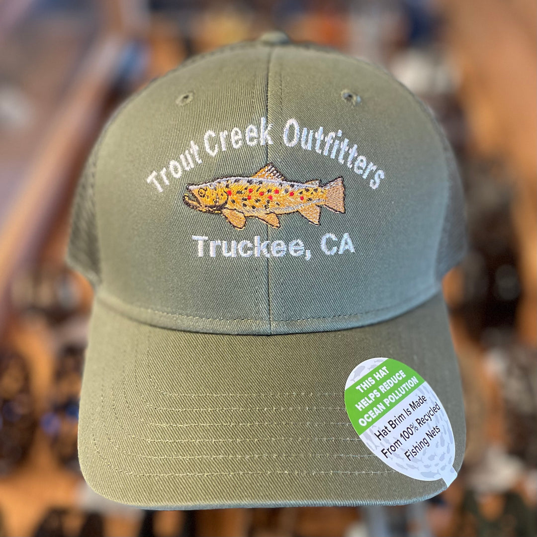 Orvis TCO Logo Trucker Hat - Moss