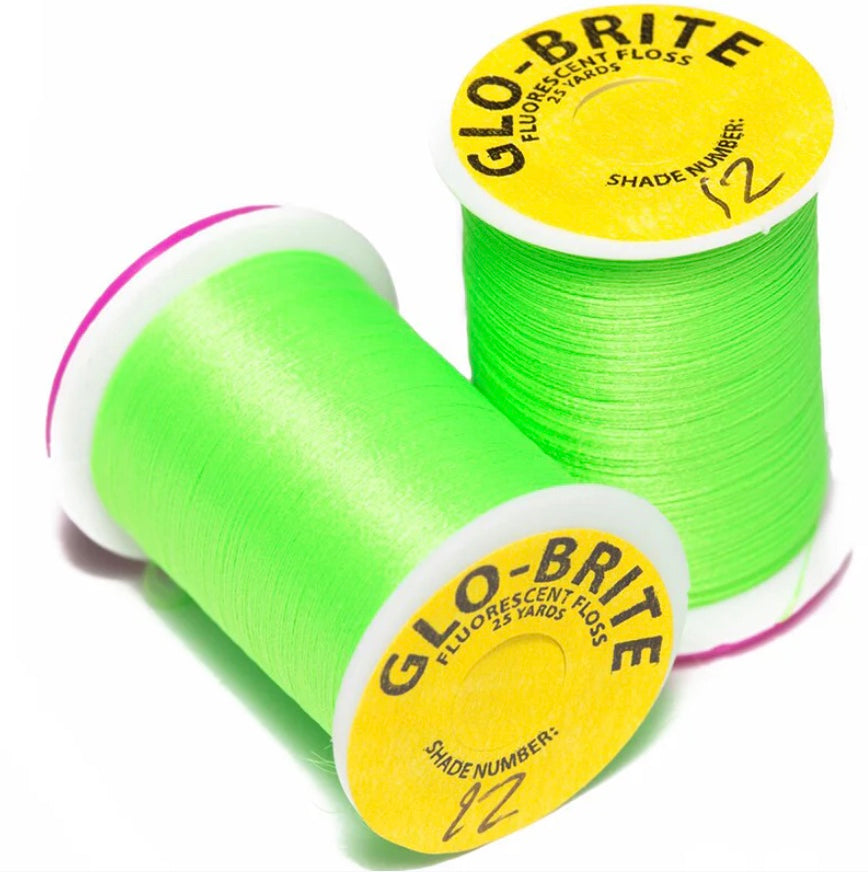 Glo-Brite Floss Chartreuse (#11) - 25 Yds