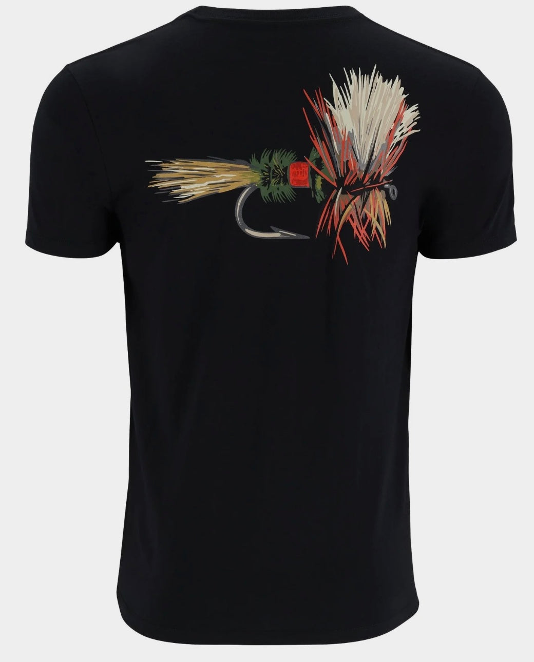 Simms Men's Royal Wulff Fly T-Shirt - Black