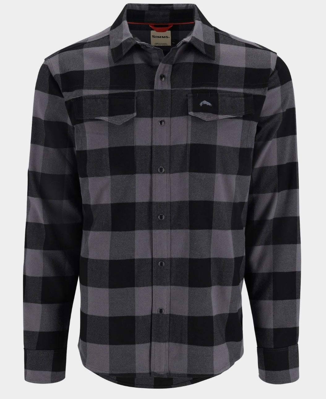 Simms Gallatin Flannel Shirt - Slate Buffalo Check