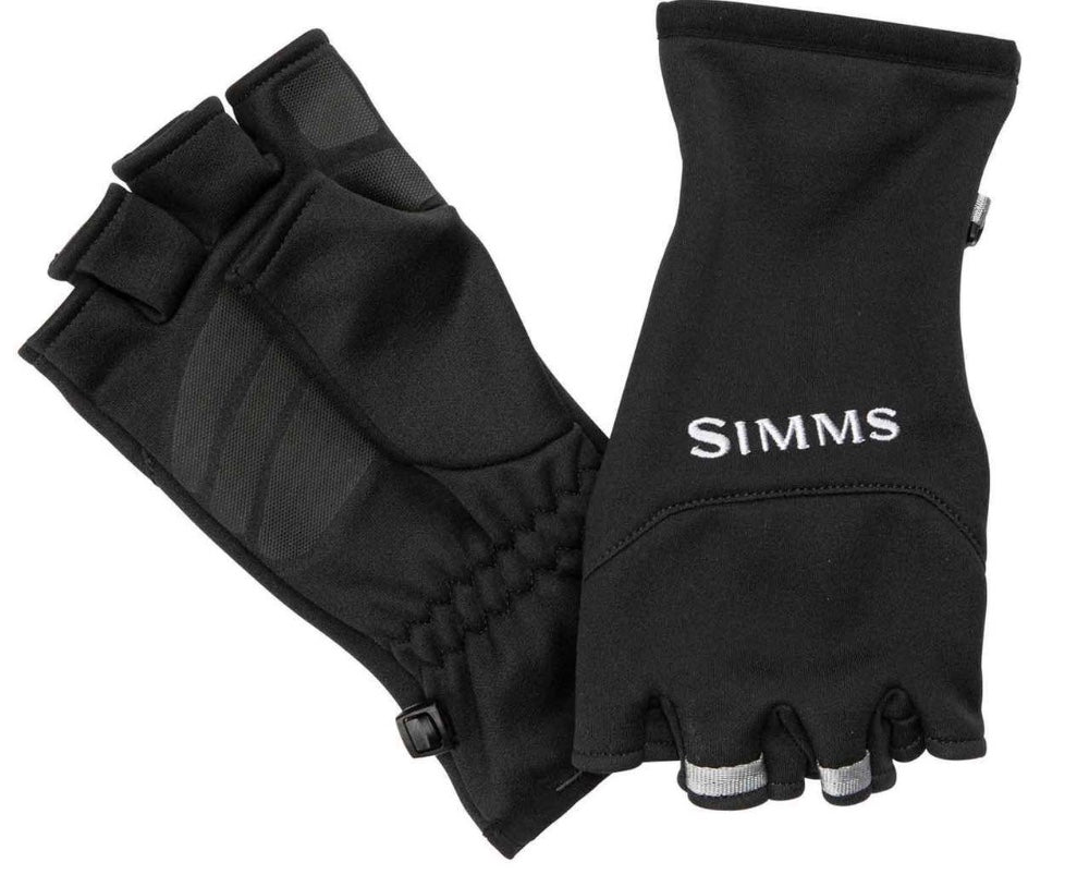 Simms Freestone Half Finger - Black