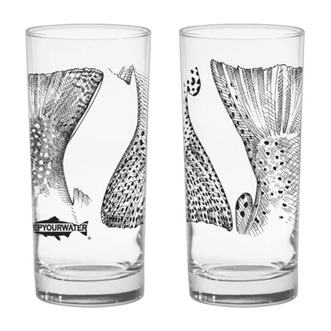 Rep Your Water Tails Highball Glass