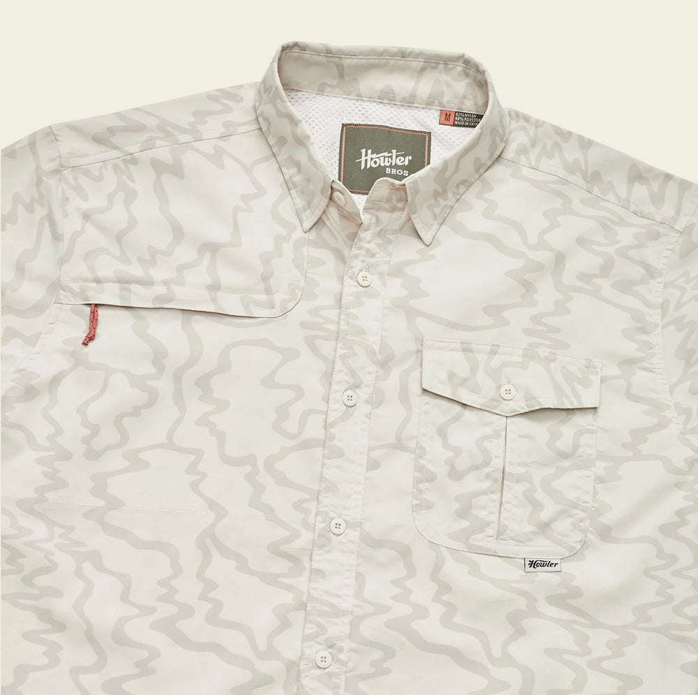 Howler Brothers Matagorda Longsleeve - Ocean Motion Off White