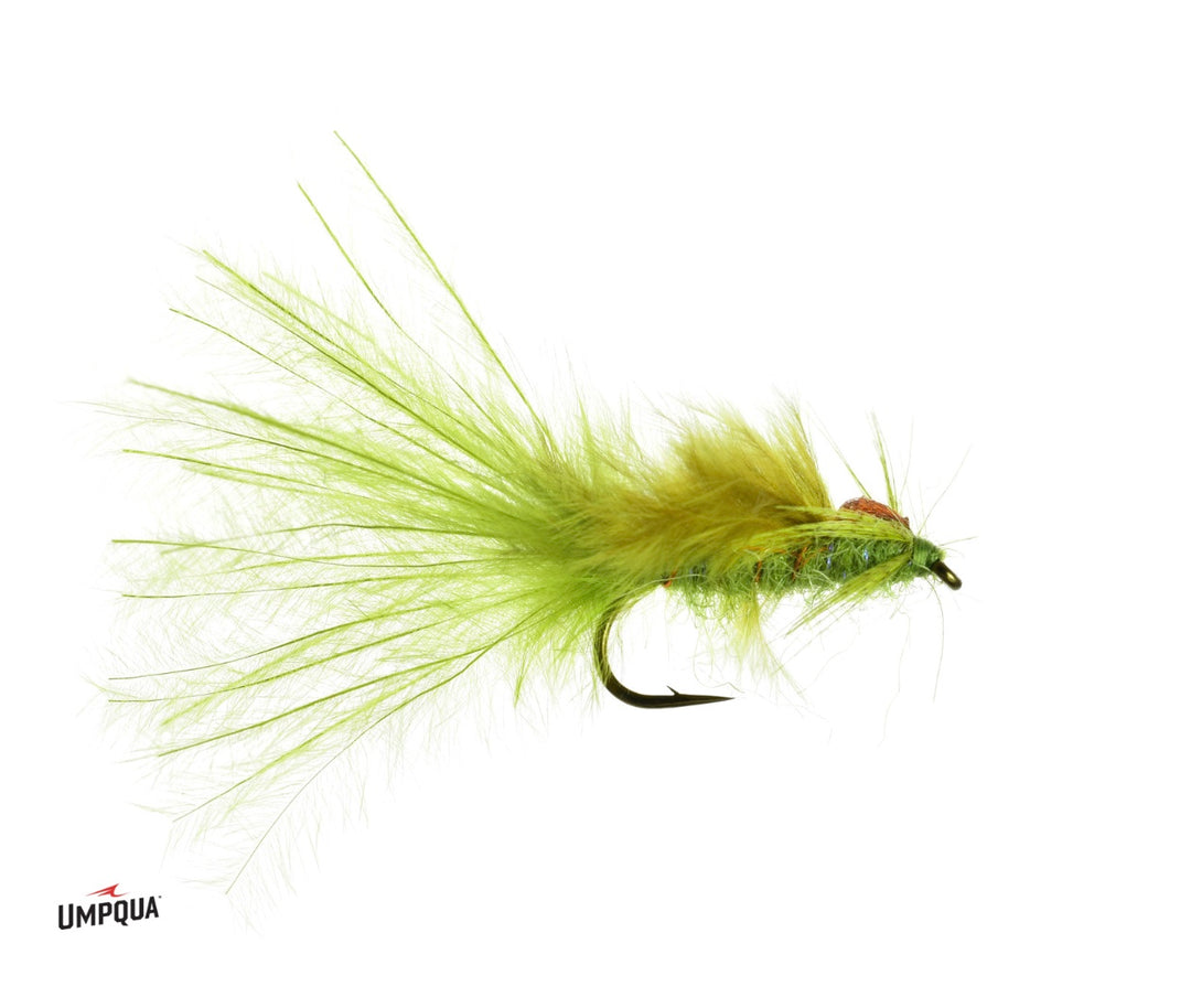Umpqua ZT Damsel Leech - Olive/Orange