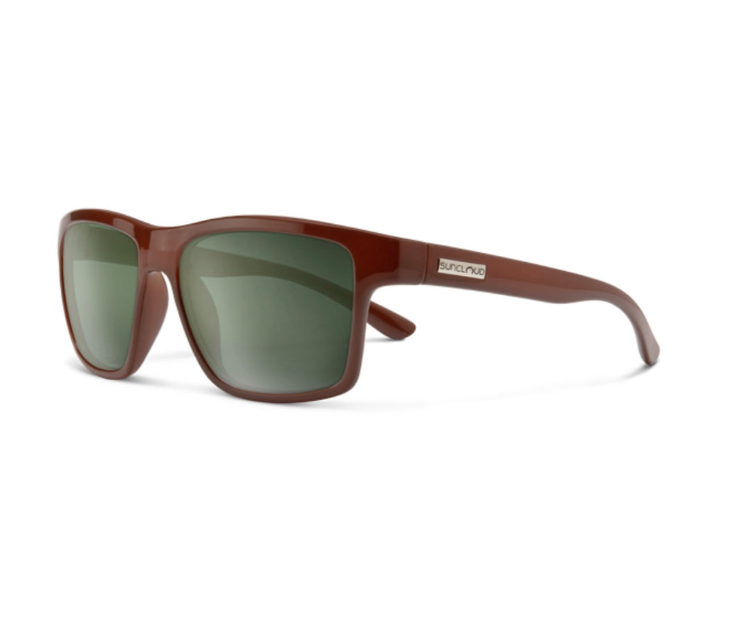 Suncloud A-Team Polarized Sunglasses - Cedar / Polar Gray Green