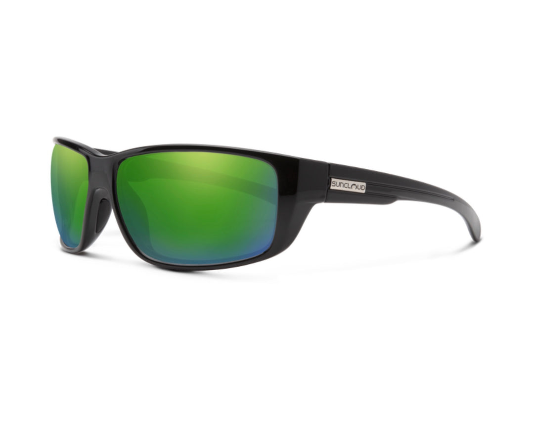Suncloud Milestone - Black/Polar Green Mirror