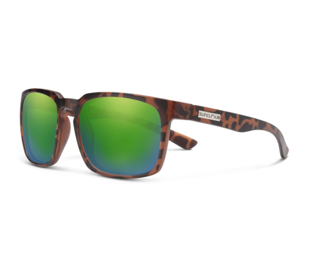 Suncloud Hundo - Matte Tortoise/Polar Green Mirror