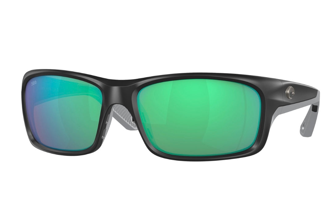 Costa Jose Pro Sunglasses - Matte Black/Green Mirror 580G
