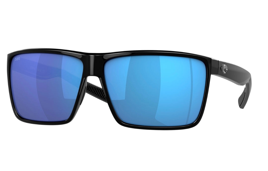Costa Del Mar Rincon Polarized Sunglasses - Black/Blue Mirror 580g