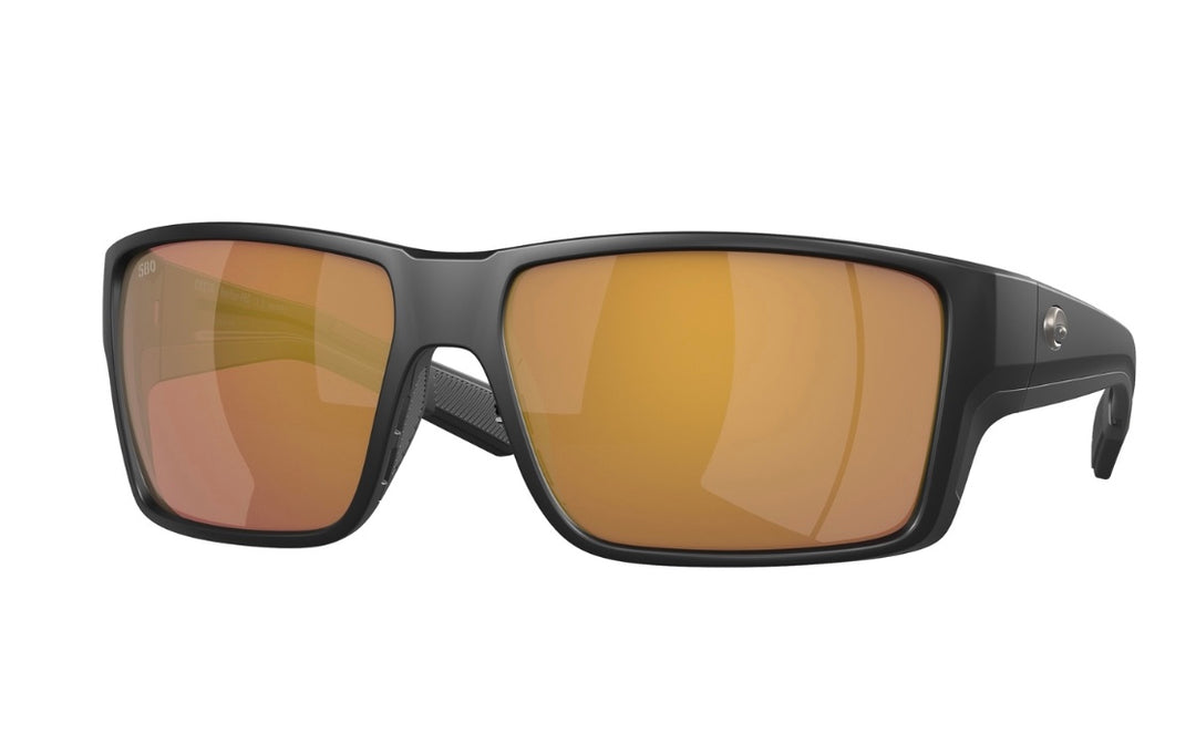 Costa Del Mar Reefton Pro - Matte Black Frame/Gold Mirror Polarized 580G