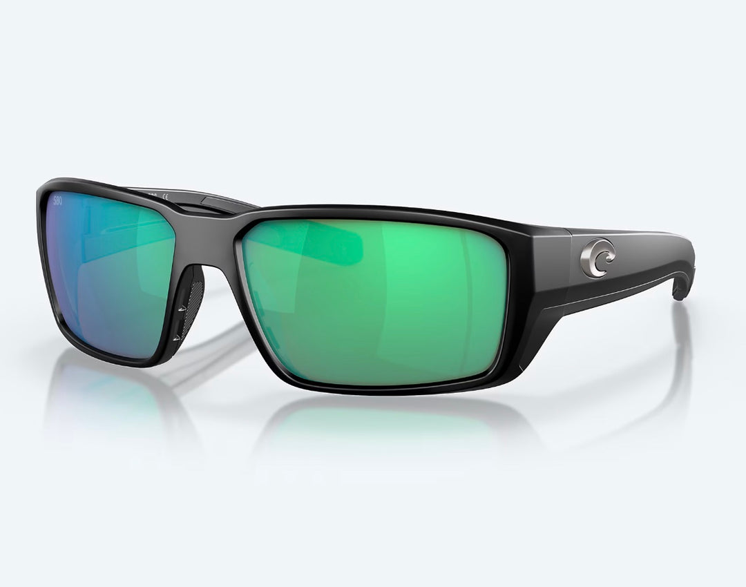 Costa Del Mar Fantail Pro 580G - 11 Matte Black/Green Mirror