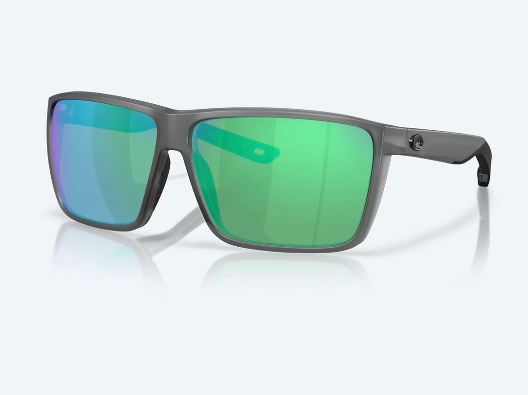Costa Del Mar Men's Rincon II 580G - Matte Smoke Crystal/Green Mirror