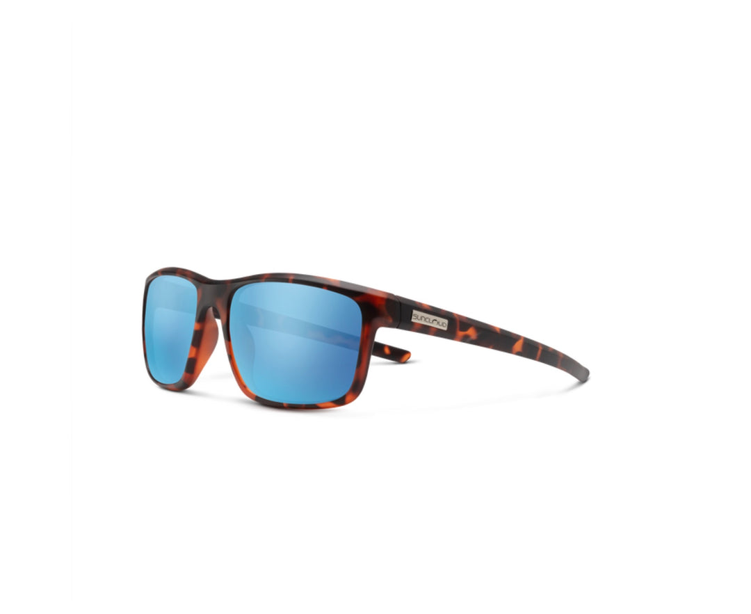 Suncloud Respek - Matte Tortoise/Polarized Aqua Mirror