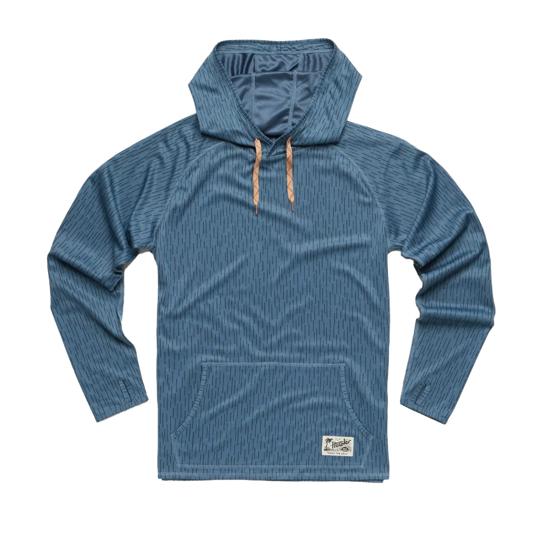 Howler Bros. Loggerhead Hoodie - Deluge Camo Pacific Blue