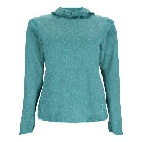 Simms Women's Bugstopper Solarflex Hoodie BluegrassW/TCO Logo