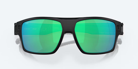 Costa Diego- Matte Black/ Green Mirror 580G