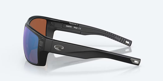 Costa Diego- Matte Black/ Green Mirror 580G
