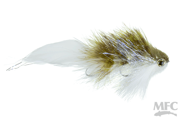bang tail fishing lures MFC Mini Bangtail Olive/White / #06