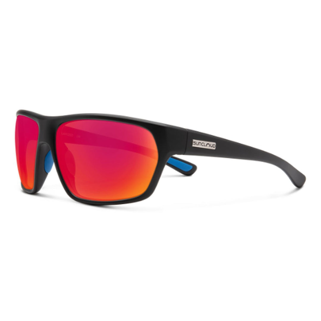 Suncloud Boone- Matte Black/Polar Red Mirror – Trout Creek Outfitters