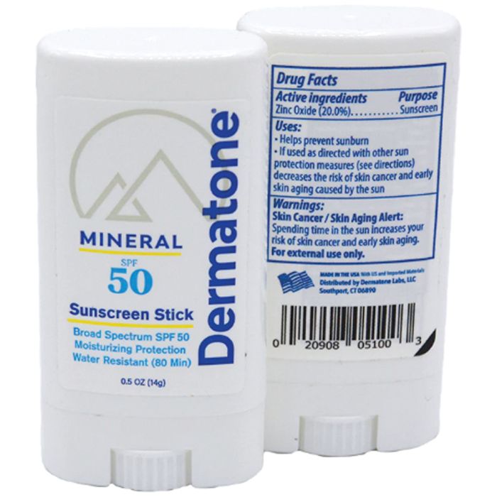 Dermatone Mineral No-Touch Sunscreen Stick SPF 50 0.5oz