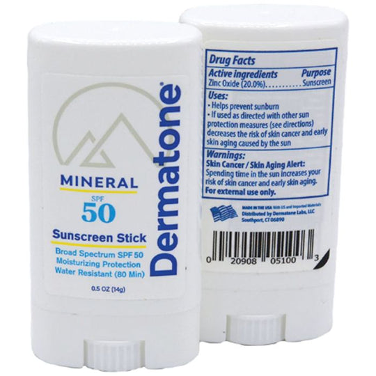 Dermatone Mineral No-Touch Sunscreen Stick SPF 50 0.5oz