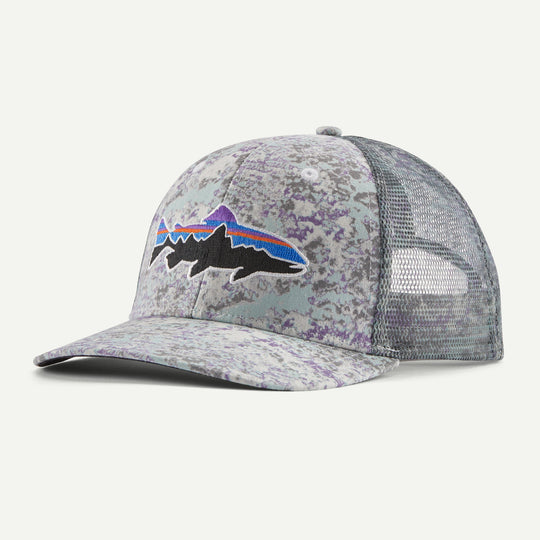 Patagonia Trout Trucker Hat- Rock Wash: Thermal Blue
