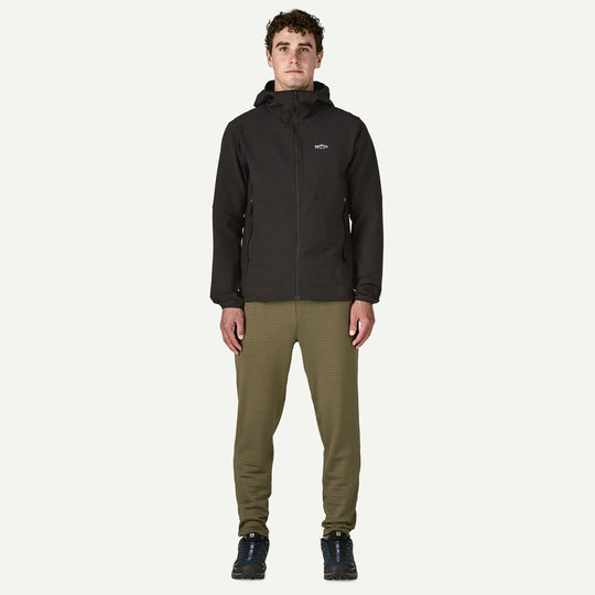 Patagonia R1 Techface Fitz Roy Trout Hoody - Black