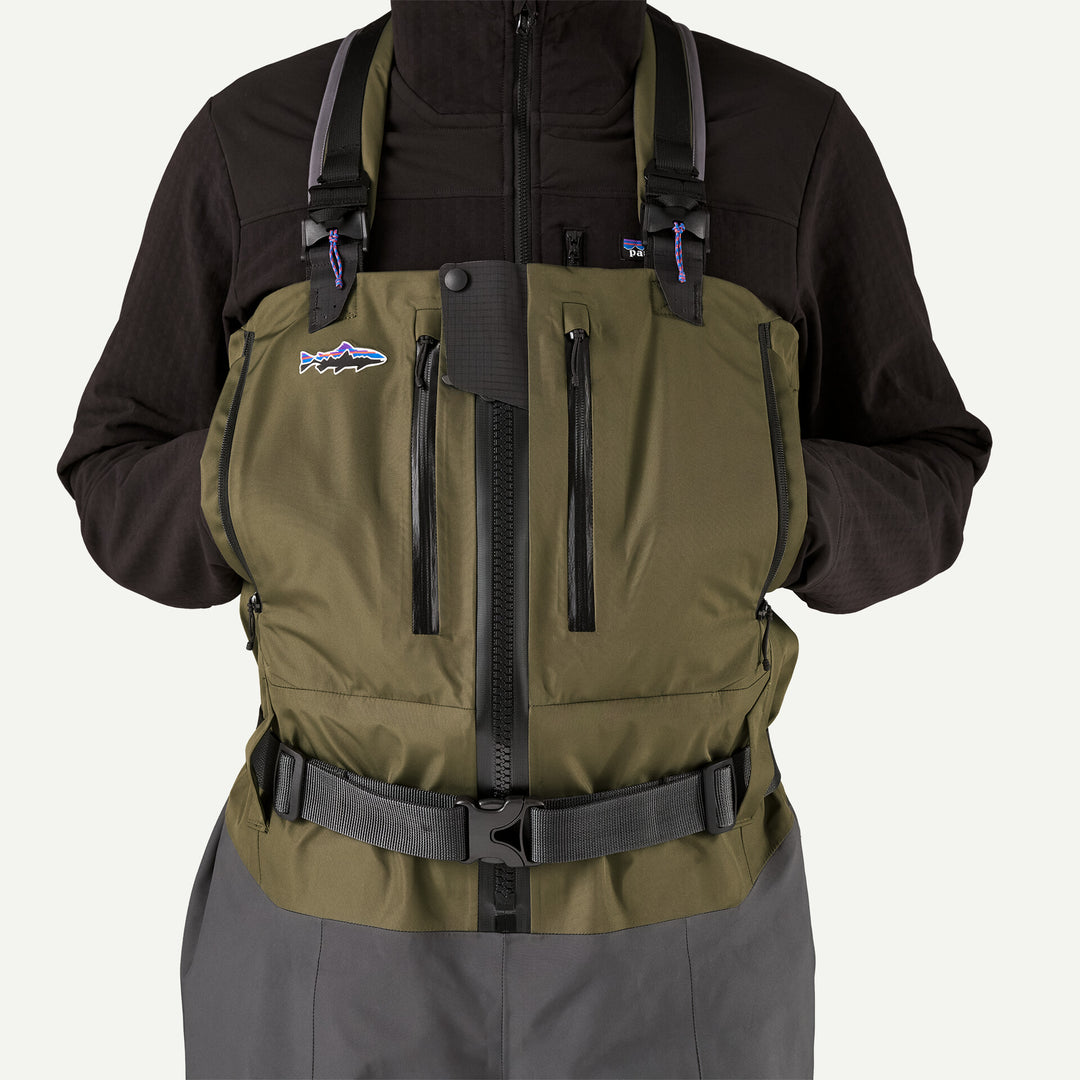 Patagonia Men's Swiftcurrent Expedition Zipfront Waders - Basin Green