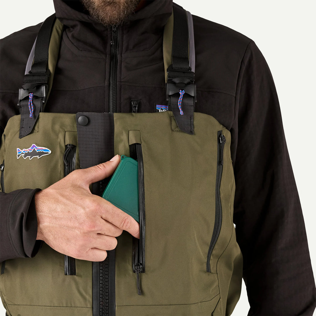 Patagonia Men's Swiftcurrent Expedition Zipfront Waders - Basin Green