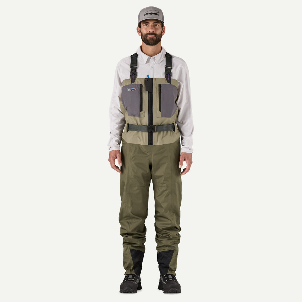 Patagonia Men's Swiftcurrent Traverse Zipfront Wader - River Rock Green