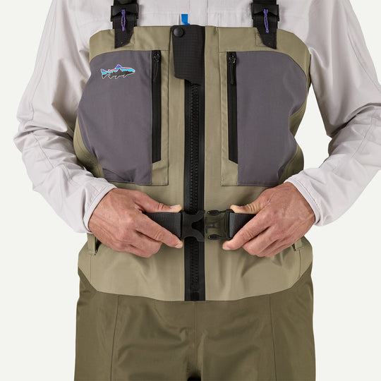 Patagonia Men's Swiftcurrent Traverse Zipfront Wader - River Rock Green
