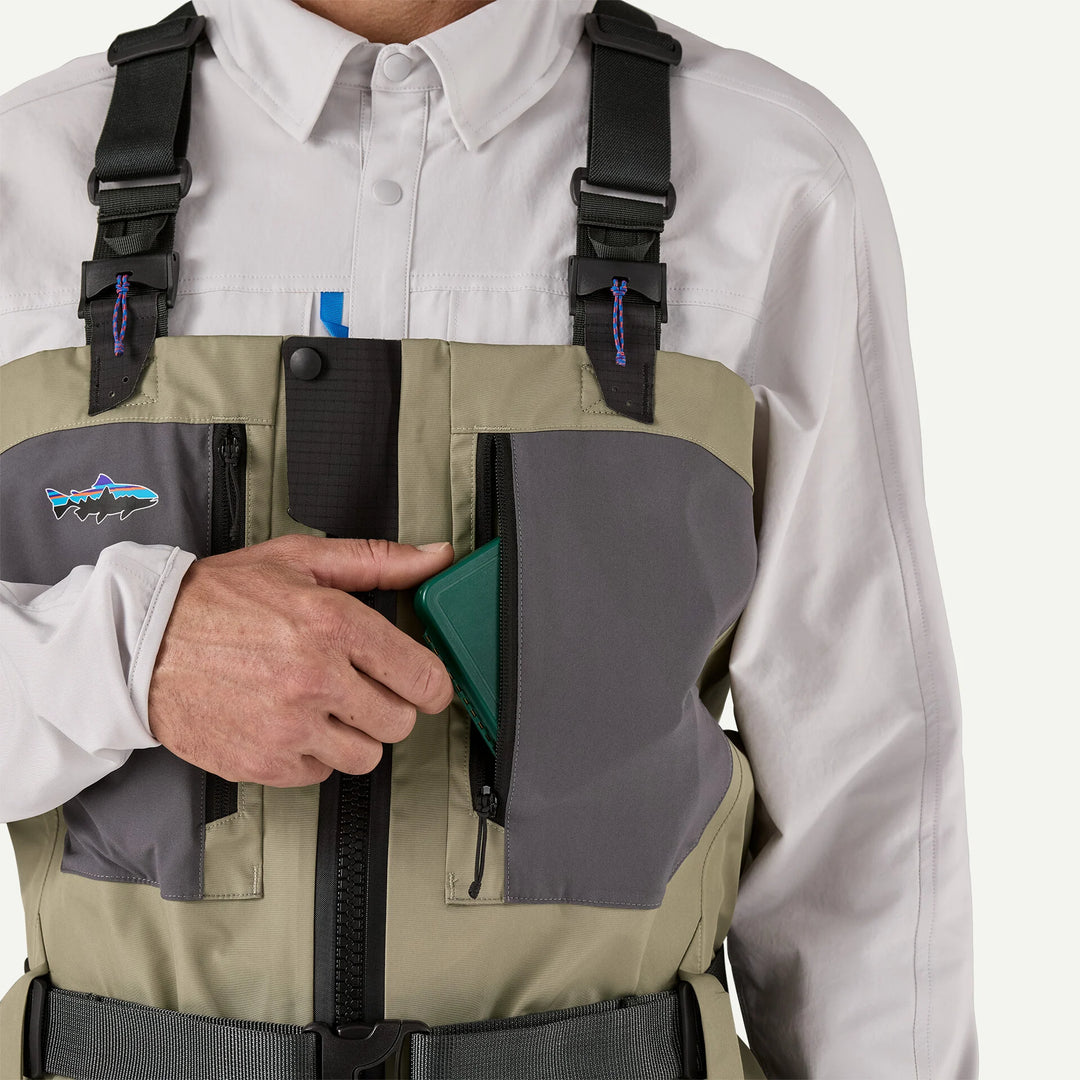 Patagonia Men's Swiftcurrent Traverse Zipfront Wader - River Rock Green