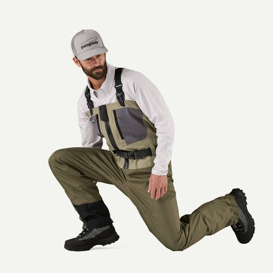 Patagonia Men's Swiftcurrent Traverse Zipfront Wader - River Rock Green
