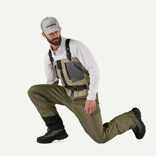 Patagonia Men's Swiftcurrent Traverse Zipfront Wader - River Rock Green