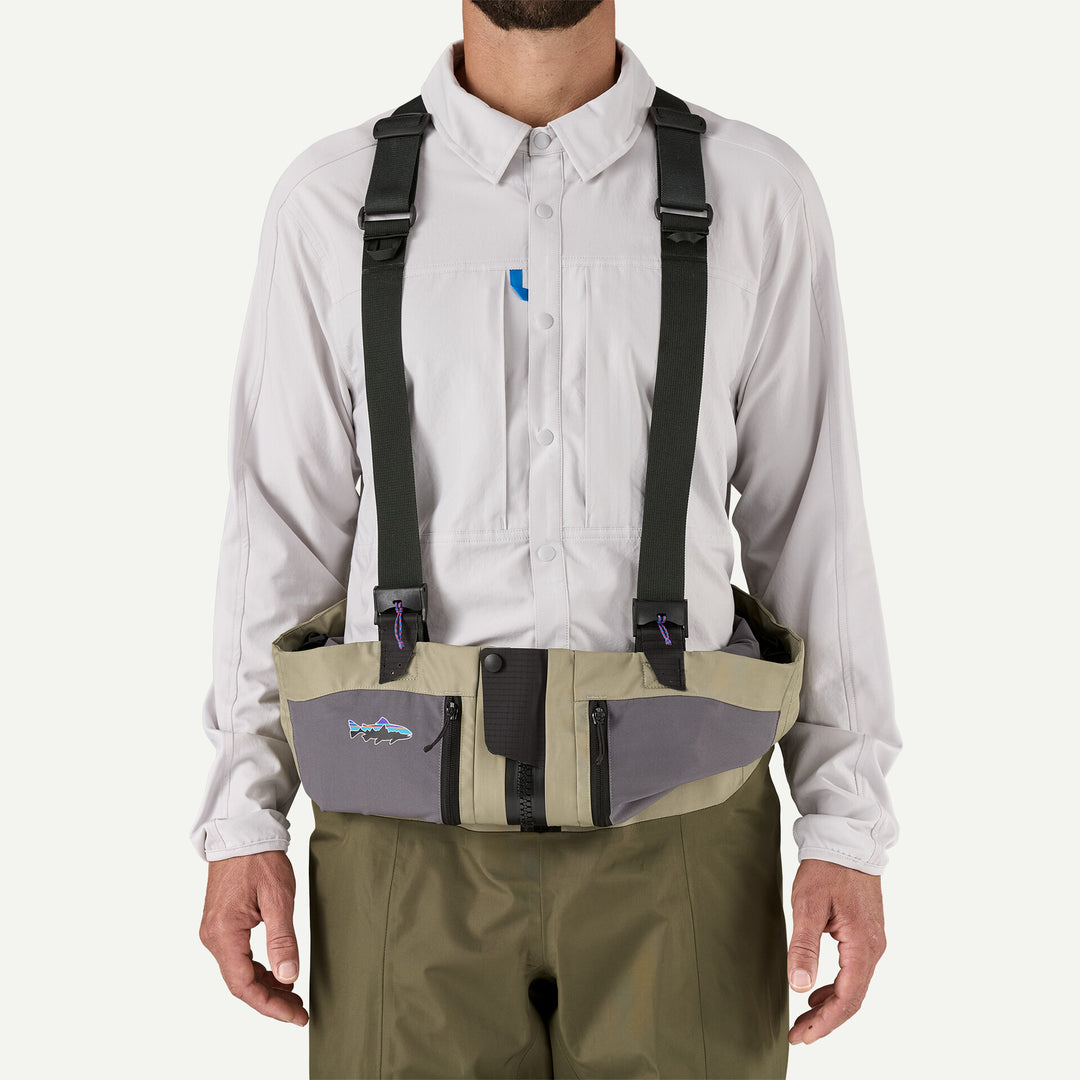 Patagonia Men's Swiftcurrent Traverse Zipfront Wader - River Rock Green