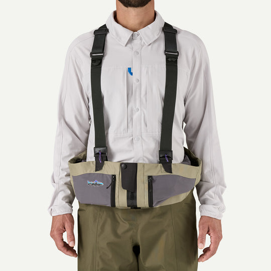 Patagonia Men's Swiftcurrent Traverse Zipfront Wader - River Rock Green