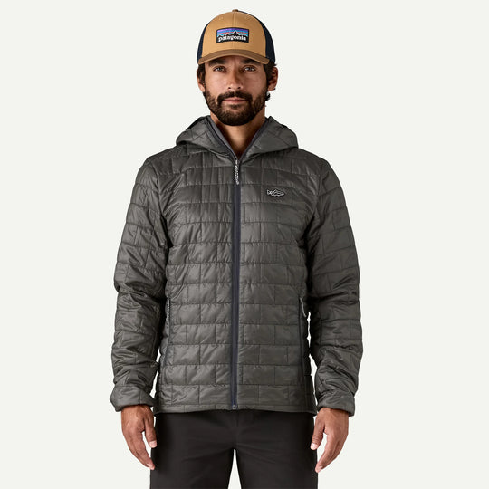 Patagonia Nano Puff Hoody - Fitz Roy Trout - Forge Grey
