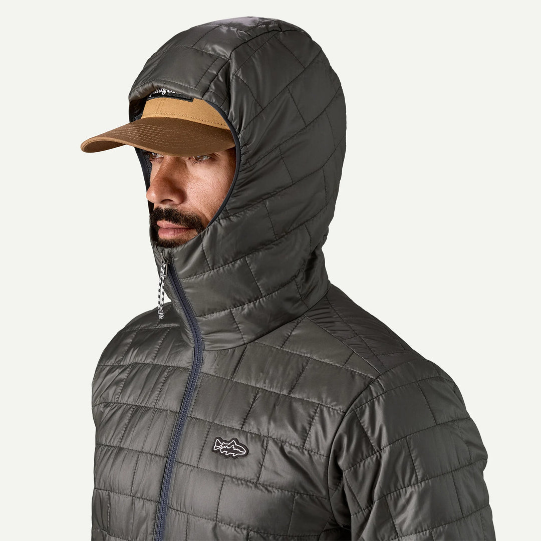 Patagonia Nano Puff Hoody - Fitz Roy Trout - Forge Grey
