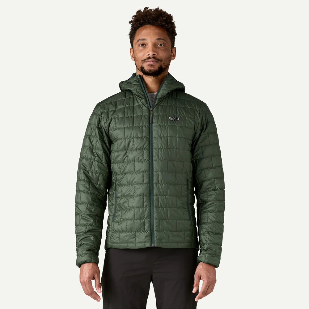 Patagonia Nano Puff Hoody - Fitz Roy Trout - Old Growth Green