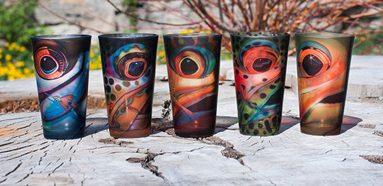 Derek DeYoung Pilsner Glasses